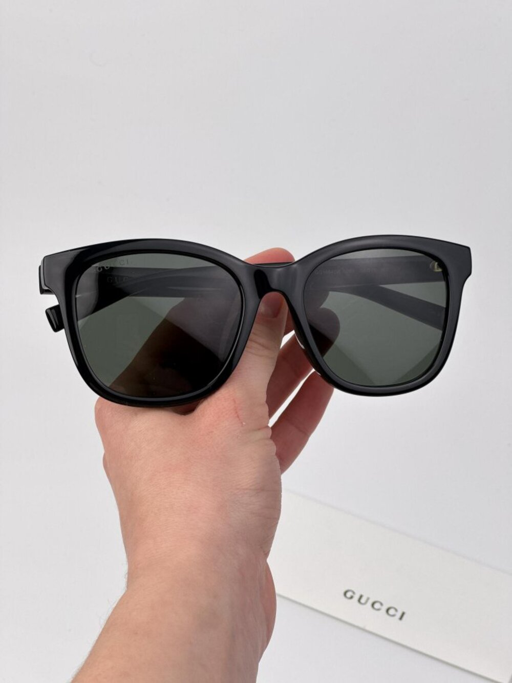 Gucci GG1984SK 001 Square Sunglasses – Black/Grey | Unisex Designer Sunglasses